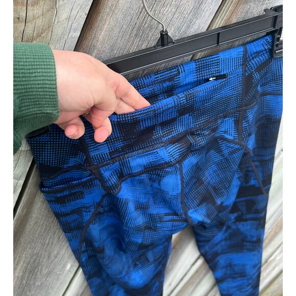 Sweaty Betty Power‎ Workout Leggings, Blue Frame Print Size US 6 Small - Picture 6 of 9